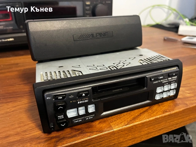 Alpine TDM-7544R + Alpine CHM-S611, снимка 5 - Радиокасетофони, транзистори - 53037033