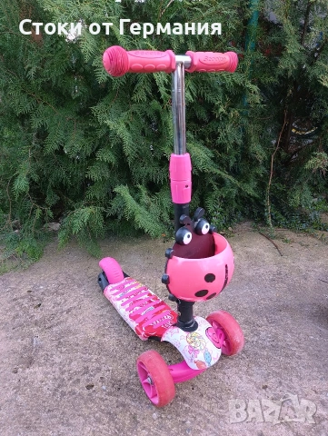детска тротинетка розова, снимка 2 - Детски велосипеди, триколки и коли - 53850388