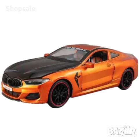 Автомобил BMW M8 с 3 реалистични звука и светлини – мащаб 1:24