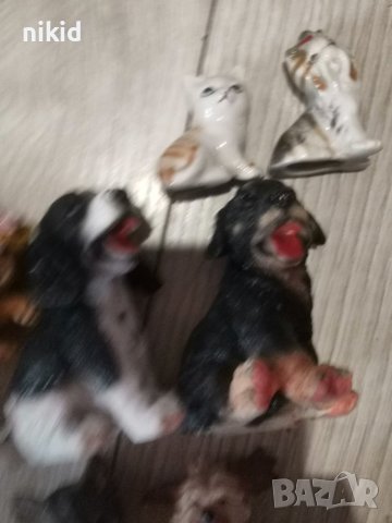 Куче коте кучета котки котка керамична гипспва гипсови фигурки фигурка декор, снимка 2 - Статуетки - 42359361