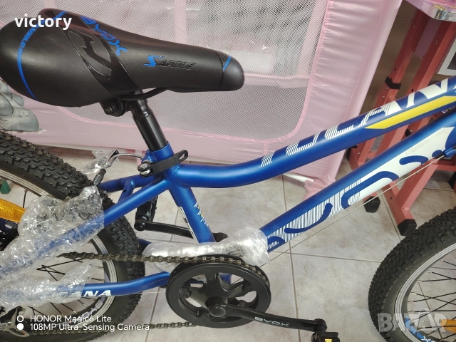 Велосипед със скорости BYOX 20" TUCANA blue , снимка 3 - Велосипеди - 52650001