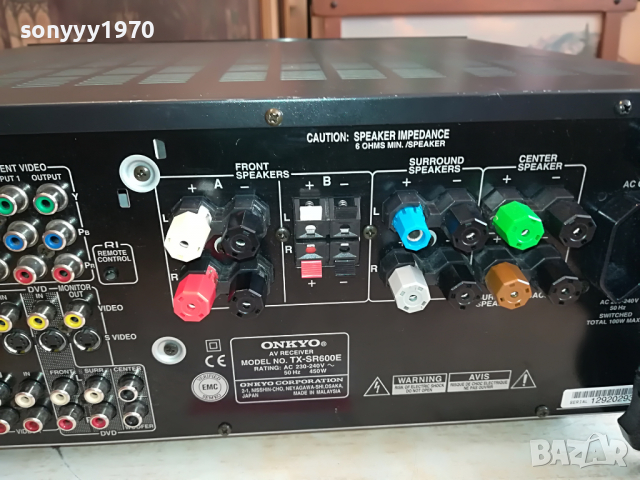 ONKYO BIG RECEIVER-SWISS 2303222032, снимка 8 - Ресийвъри, усилватели, смесителни пултове - 36211154