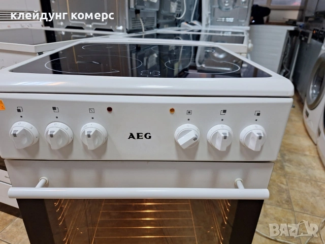 Готварска печка с керамичен плот AEG шир.50см. , снимка 3 - Печки, фурни - 53184016