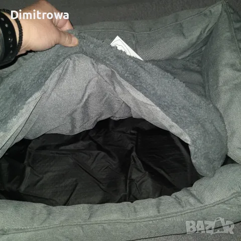 Нова с етикет 59/41/15см ВЪЗГЛАВНИЦА / ЛЕГЛО за домашни ЛЮБИМЦИ сиво, снимка 5 - За кучета - 47975148