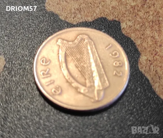 Монети Ирландия  - 2 бр [1982], снимка 3 - Нумизматика и бонистика - 46502022