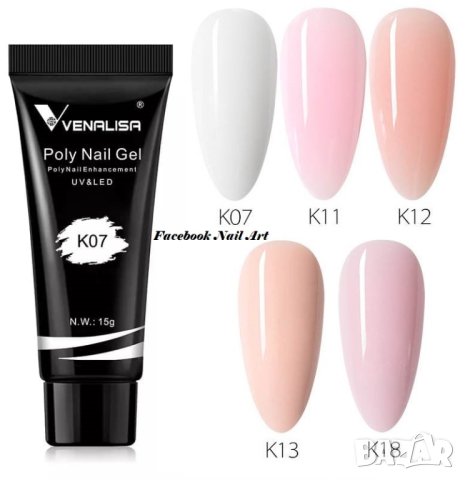 Venalisa PolyGel 15ml термо полигел, снимка 3 - Продукти за маникюр - 37533791
