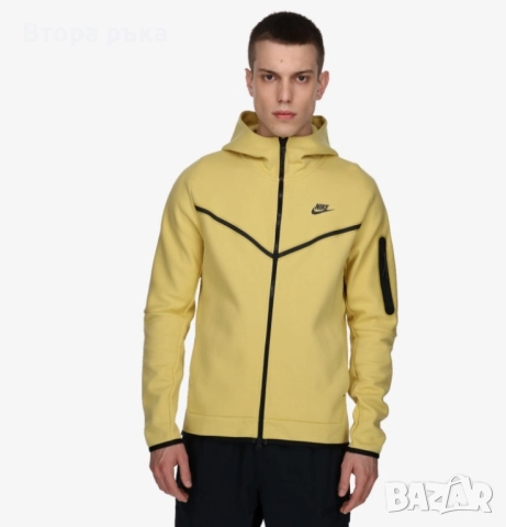 Nike tech fleece горнище мъжка оригинален , снимка 3 - Спортни дрехи, екипи - 52577557