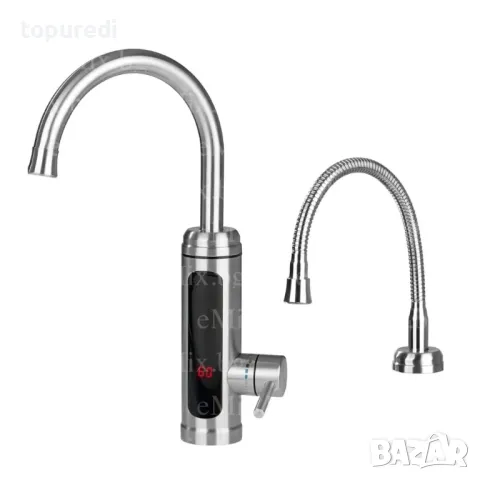 Смесител с нагревател от неръждаема стомана MAXXMEE, снимка 2 - Други стоки за дома - 47769915