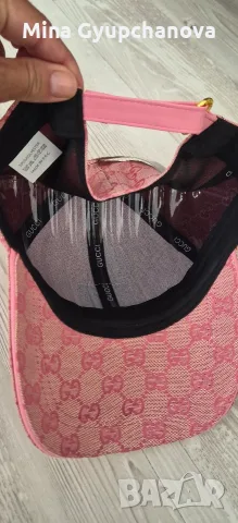 Розова шапка Gucci , снимка 2 - Шапки - 56164815