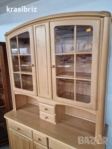 Масивна Витрина -внос от Германия! , снимка 2 - Секции и витрини - 53521916