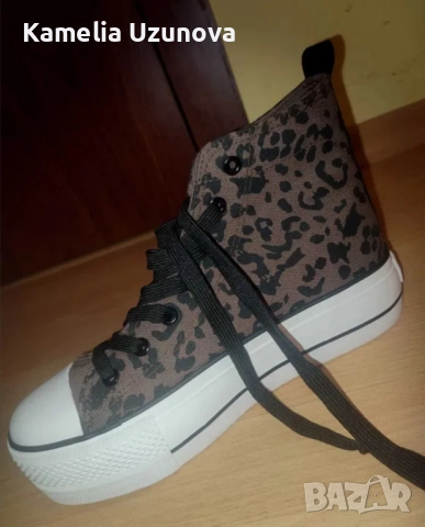 Леопардови кецове , снимка 2 - Кецове - 51697449