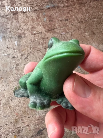 Жаба гумена винтидж играчка , снимка 4 - Други - 51228401