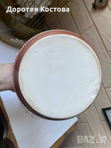 Красива керамична лампа от Англия, снимка 12 - Антикварни и старинни предмети - 53821273