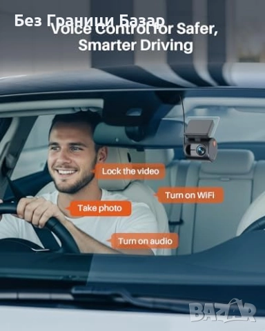 Нова Скрита мини dash cam камера за кола 2K с паркинг режим и нощно виждане, снимка 3 - Друга електроника - 51596151
