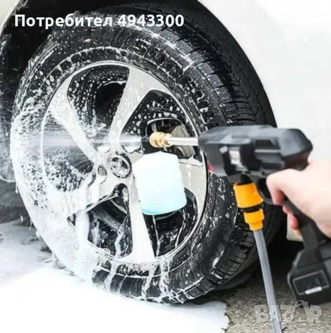 Акумулаторна водоструйка с 2 батерии 48V, снимка 4 - Парочистачки и Водоструйки - 56075191