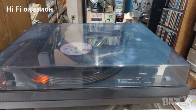 Грамофон SANYO TP 728, снимка 7 - Грамофони - 51877869
