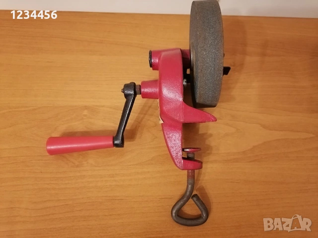 Шмиргел / шлайфмашина с диск, със здрав метален корпус, нов, немски