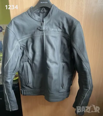 Mото яке RICHA размер M естествена кожа мъжко като ново, снимка 6 - Якета - 49767774