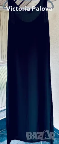 Елегантна черна рокля  VON TROSKA, снимка 7 - Рокли - 50408722