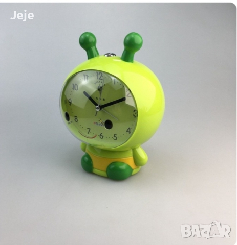 Детски настолен часовник с вградена силна аларма за по-лесно събуждане Пчеличка 16х10см, снимка 2 - Детски - 44743934