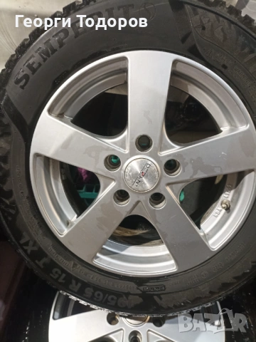 Нови Зимни гуми 195 65 15 +джанти, снимка 4 - Гуми и джанти - 53627857