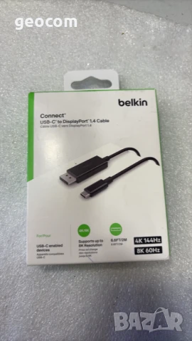 Belkin Conncet USB-C към DipslayPort V.1.4 (8k-60Hz/4k-144Hz,2m)