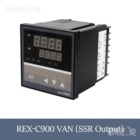 Термоконтролер REX C100, 220V, Изход SSR, -199 до 1372 °C, снимка 5 - Друга електроника - 40999199
