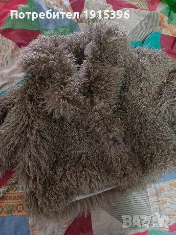 кафяво късо палтенце , снимка 2 - Якета - 53277456