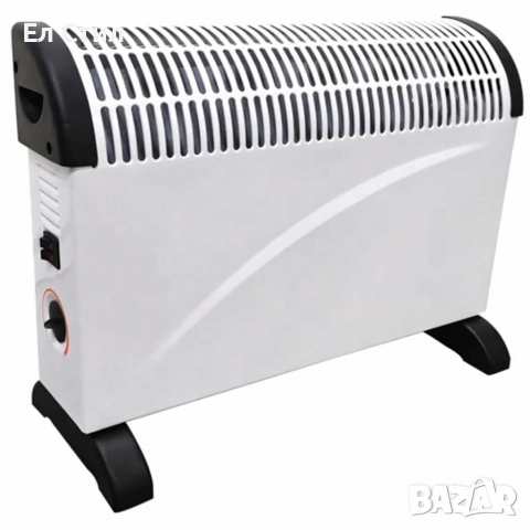 Електрически конвектор 2000 W с термостат – Енергийно ефективен и тих отоплител за всяко помещение, снимка 8 - Отоплителни печки - 53575708