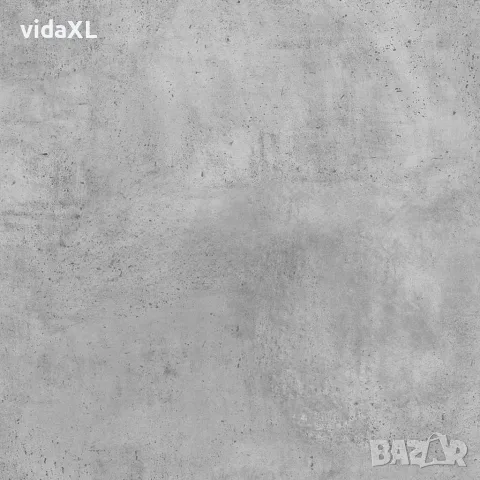 vidaXL Шкаф библиотека, бетонно сива, 98x30x98 см, инженерно дърво, снимка 9 - Етажерки - 56147710