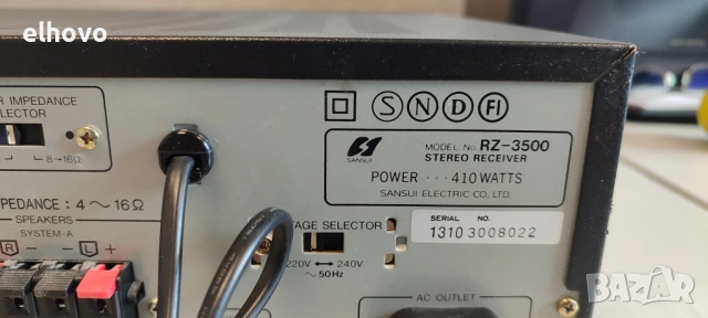 Ресивър Sansui RZ-3500, снимка 7 - Ресийвъри, усилватели, смесителни пултове - 52142440