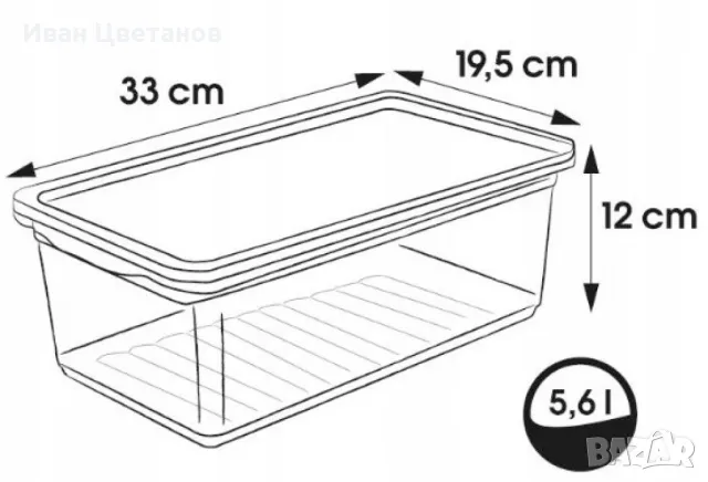 Прозрачна кутия за подредено и защитено съхранение, снимка 2 - Други стоки за дома - 49171107