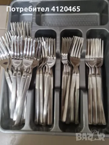 Прибори за хранене, снимка 2 - Прибори за хранене, готвене и сервиране - 49850777