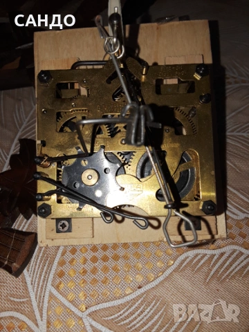 Античен немски часовник Кукувица - Шварцвалд , снимка 6 - Стенни часовници - 53090682