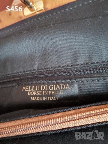 Дамска чанта,Pelle Di Giada+Подарък! Van Cleef комплект, щраус,, снимка 2 - Чанти - 50361421