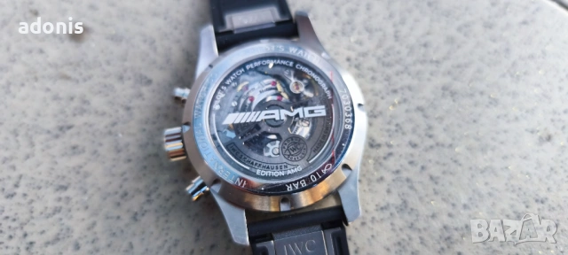 IWC Shaufhaussen Pilot's Watch Chronograph 41 AMG automatic mechanical watch Eta Valjoux 7750 movt, снимка 12 - Други - 53079361