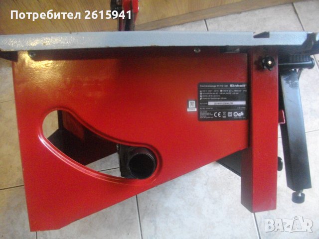 1200W/ф210мм/Рязане 45мм-Стационарен Настолен Циркуляр-Почти Нов-15,5 кг-Einhell RT-TS-1221-Отличен, снимка 11 - Други инструменти - 41016983
