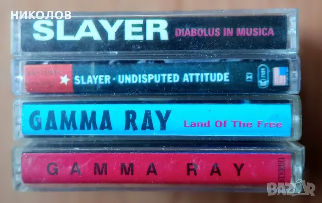 SLAYER / GAMMA RAY , снимка 4 - Аудио касети - 49366880