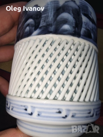 японска порцеланова чаша ръчна изработка, снимка 6 - Чаши - 53243931