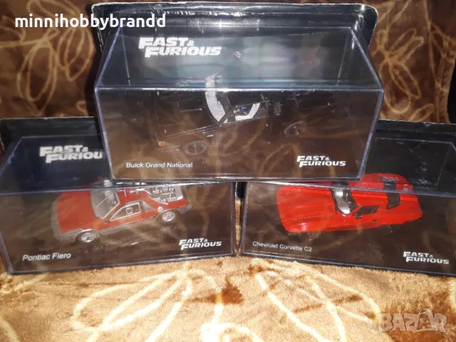 Chevrolet Corvette C2 Buick Grand National Pontiac Fiero 1.43 Scale Fast & Furious Top top top model, снимка 2 - Колекции - 49869065