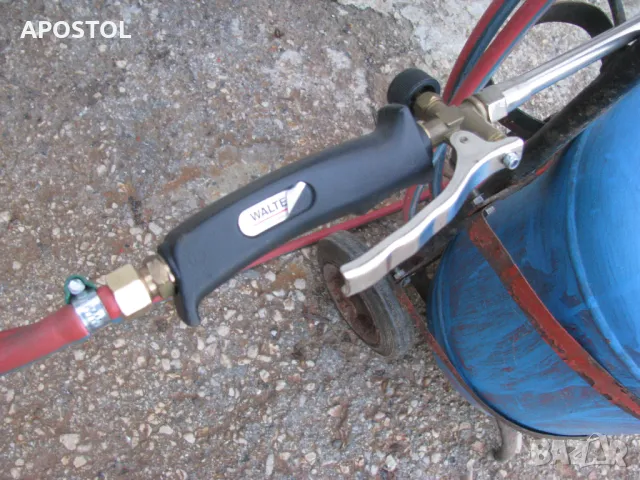 Газова бутилка в комплект с горелка и количка , снимка 2 - Други инструменти - 47272721