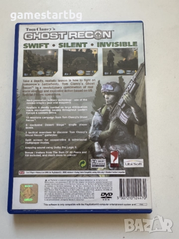 Tom Clancy's Ghost recon за PS2, снимка 2 - Игри за PlayStation - 51757903