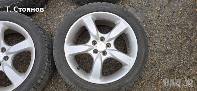 Алуминиеви джанти+гуми (зимни) 5x100 225/45 R17 , снимка 4 - Гуми и джанти - 52668555