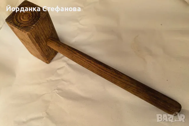 Чук Дървен старинен, снимка 3 - Антикварни и старинни предмети - 56303598