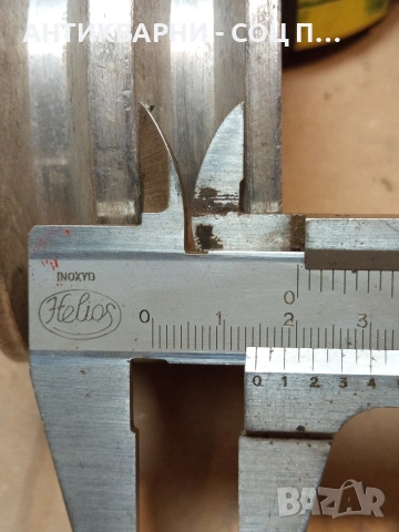 Соц Стара Алуминиева Двуканална Шайба За Машини Техника 0.600кг. НОМЕР 1701., снимка 8 - Антикварни и старинни предмети - 53818801