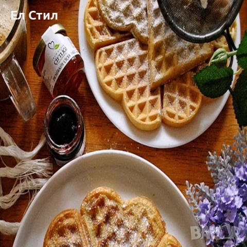 Гофретник с терморегулатор и незалепващи плочи – перфектни гофрети всеки път, снимка 5 - Гофретници - 53585867