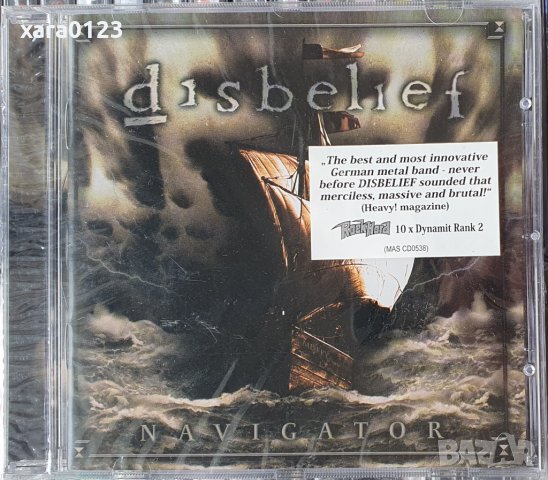 Disbelief – Navigator, снимка 1 - CD дискове - 44459256