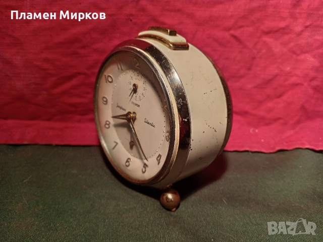 Антикварен будилник Junghans Trivox, снимка 5 - Антикварни и старинни предмети - 52566748