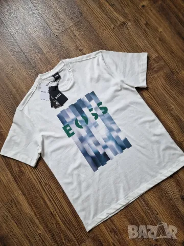 Страхотна мъжка тениска HUGO BOSS размер S M L XL 2XL , снимка 2 - Тениски - 49032535