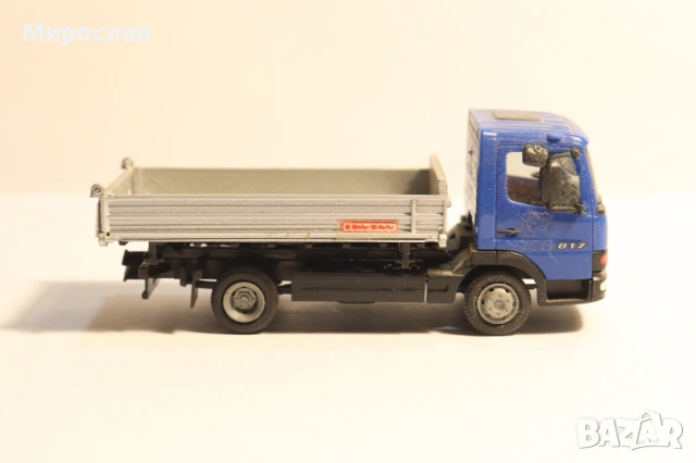 HERPA H0 1/87 MERCEDES ATEGO САМОСВАЛ КАМИОН МОДЕЛ ТИР, снимка 4 - Колекции - 53284945